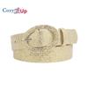 Ovale Japanse gesp riem dames pailletten retro decoratieve jeans dames riem