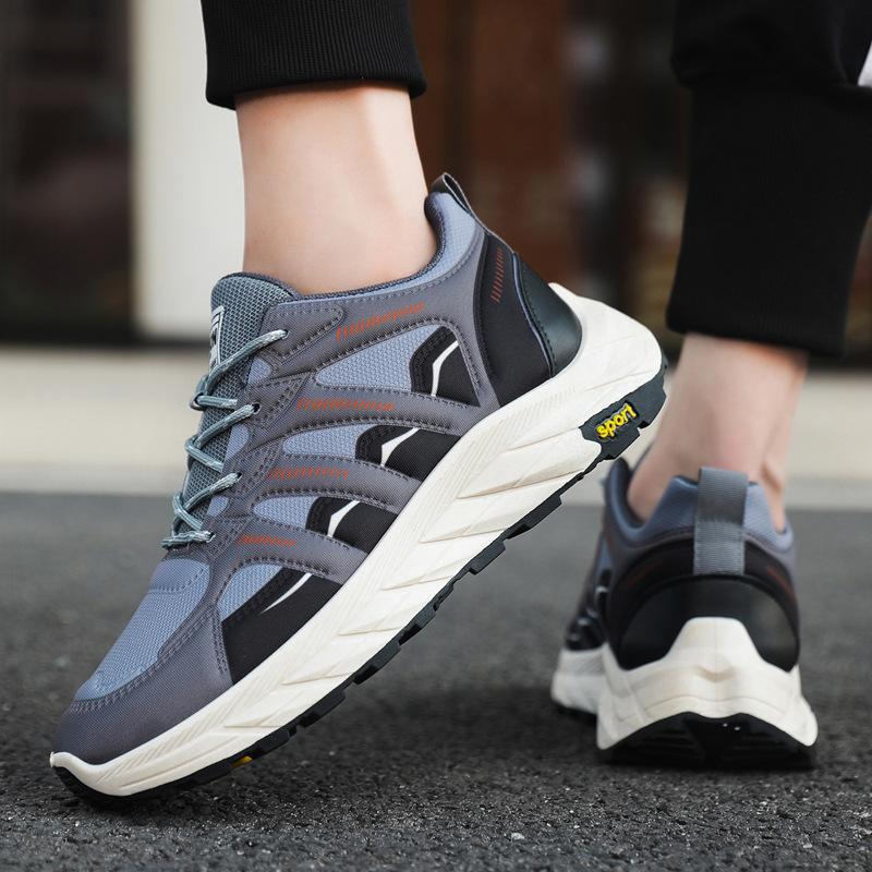 New Spring and Summer Sports Shoes Trendy Versatile Casual Soft Sole Running Shoes Breathable Men's Travel Shoes