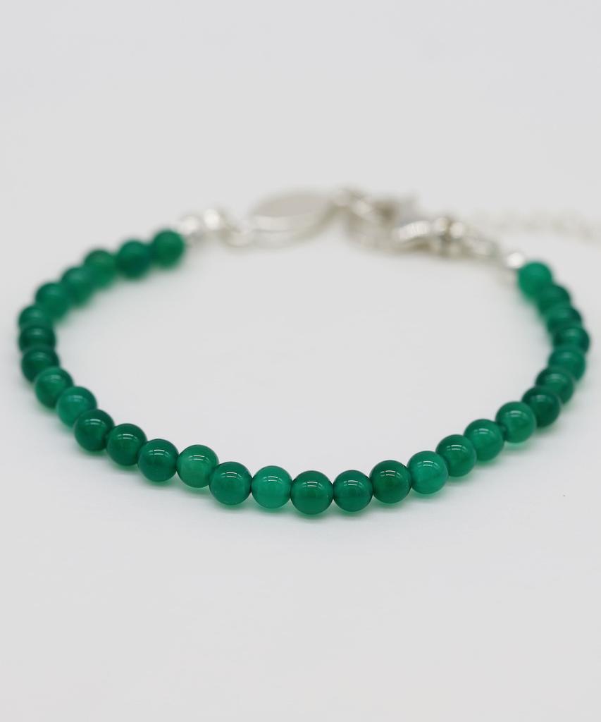 Chorock Dot Bracelet (Green Onyx)