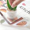 Kitchen Wallpaper Self Adhesive Oil Proof Wall Sticker Waterproof Backsplash Wall Protector Film for Cupboard Kitchen Countertop