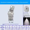 Adjustable Output Fog Cannon Nozzle 0.6/0.8/1.0/1.2/2.0mm Hole for Community Epidemic Prevention Disinfection
