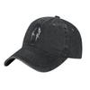 Solo Leveling Statue of God Sung Jinwoo Baseball Cap Denim Washed Headwear Men Outdoor Running Golf Adjustable Fit Caps Hat