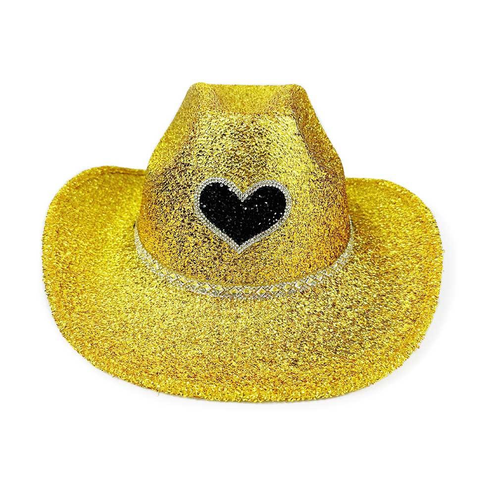 Western Cowboy Hat Glitters Cowgirls Cap Fashion Stage Show Hat  for Men Women