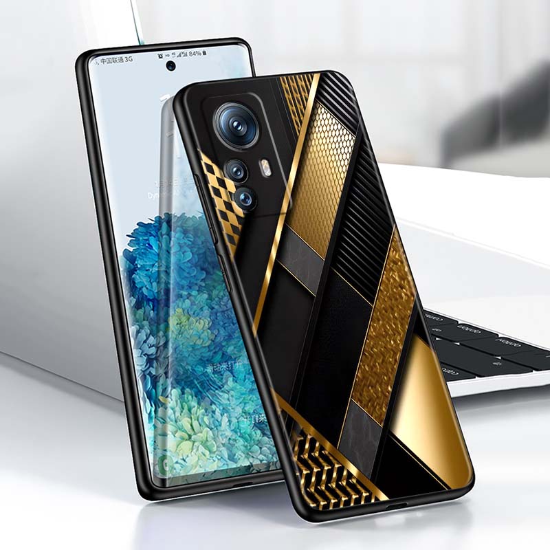 Mechanical Style Pattern For Xiaomi Mi 15 14 13 13T 12 12T 12S 11 11i 11T Pro Ultra Lite 5G Black Soft Phone Case