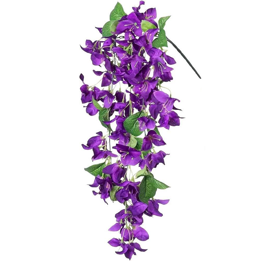 Accessories Lifelike Floral Vine DIY Plants Wreath High Quality Fake Flower Wall Hanging Ornament