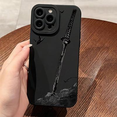 For iPhone 17 16 15 14   11 Pro Max Case The Sword Creative Pattern Protective Cover For iPhone XS Max XR 7 8 Plus 16e Funda
