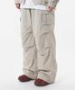 Maseumaluljeueopaeleol Essential Parasuit Shirring Cargo Pants_Light Gray