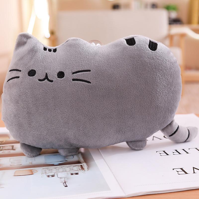 Cute Cookie Cat Plush Toy With Pp Cotton Filling For Kids Bedroom Decor