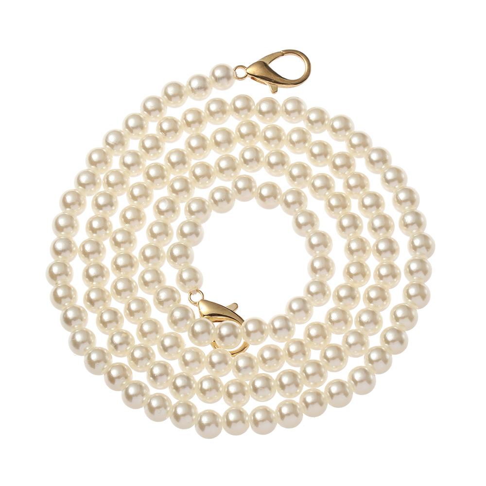 High Quality Shoulder Bag Straps Accessories Bags Handbag Handles DIY Purse Replacement Pearl Strap Long Beaded Chain