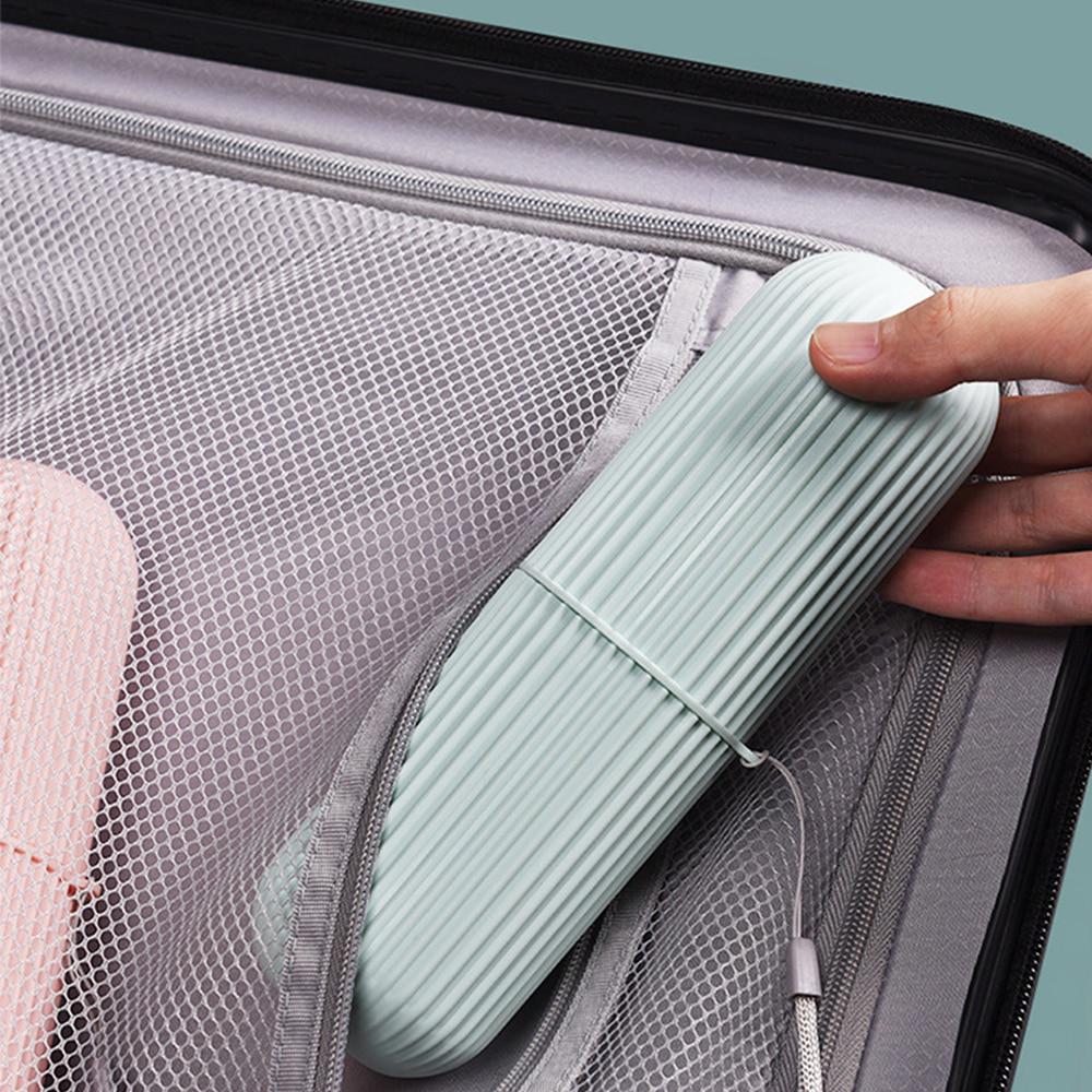 Travel Portable Toothbrush Toothpaste Holder Storage Case Box Organizer Household Storage Cup Outdoor Holder Bathroom Accessorie