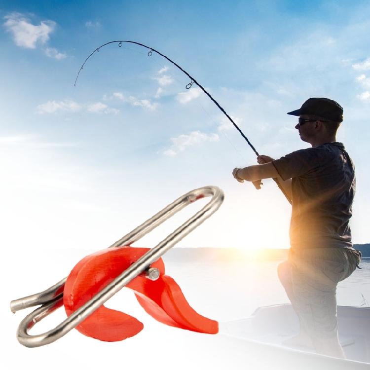 50Pcs Fishing Hook Decoupling Sea Fishing Impact Hook Release Clip Impact Baits Clip Stainless Baits Hook Release Clip