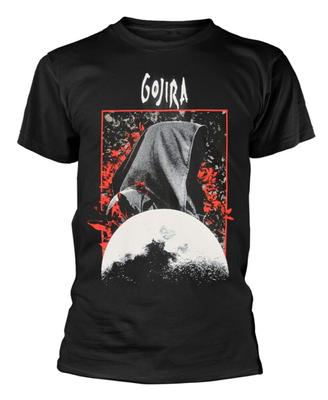 Tricou negru unisex Gojira „Grim Moon”.
