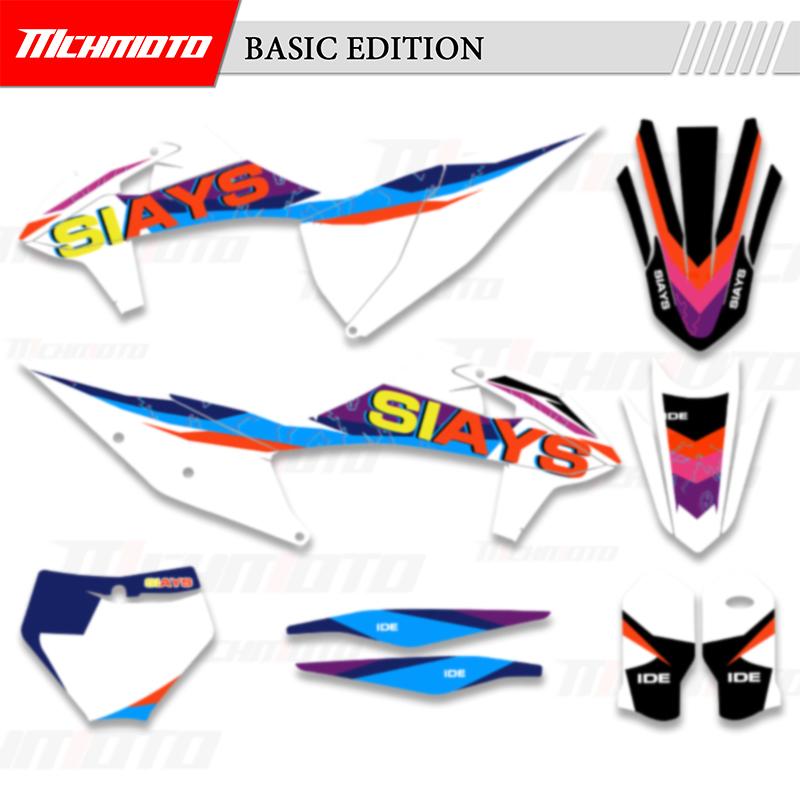 MCHMFG For KTM 19-22 SX SXF 20-23 EXC XCW 150 250 500 Decals Stickers Graphics Decals Stickers Motorcycle Background