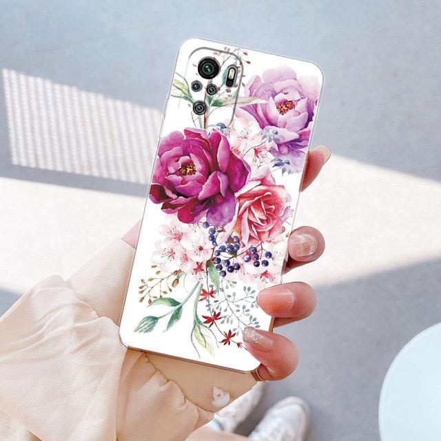 For Xiaomi Redmi Note 10 Case Redmi Note 10s Clear Soft Silicone Phone Case For Redmi Note 10 Pro Back Cover Note10 5G Fundas