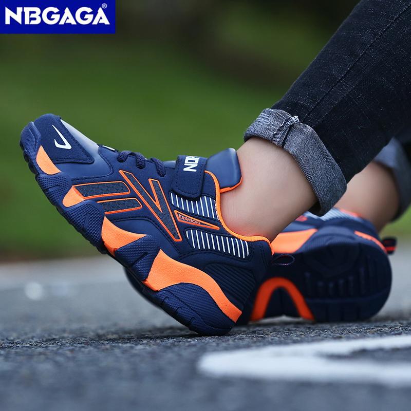 Barn Pojkar Skor Skola Sport Mode Läder För Barn Tennis Vardagliga Sneakers Barn Pojke Löpning 7-12 År Promenadsko