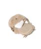 Covernat Woman Clover Heart Fluffy Pouch Beige