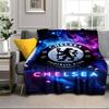 Football Club Emblem Lion Blanket Flannel Blanket for Bed, Sofa, Camping, Hiking, Picnic Essentials, Gift for Family Fan Gifts