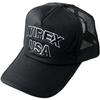 Cappellino da Uomo Militare Standard a Rete, Disponibile nelle Taglie 2XL e LL, USA (XL (62 centimetri), Nero)