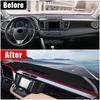 For Toyota RAV4 XA40 2013 2014 2015 2016 2017 2018 RAV 4 Car Dashboard Avoid Light Cover Anti-UV Non-Slip Mat Instrument Carpets