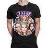 Personalisiert Ihr Name Foto 90er Custom Herren Damen T-Shirts TopTA06 1T9A5