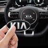 1Pcs Car Steering Wheel Sticker Emblem Decal Badge Decoration For KIA Ceed Rio Sportage R K3 K4 K5 K6 K7 K8 Ceed Sorento Cerato Optima