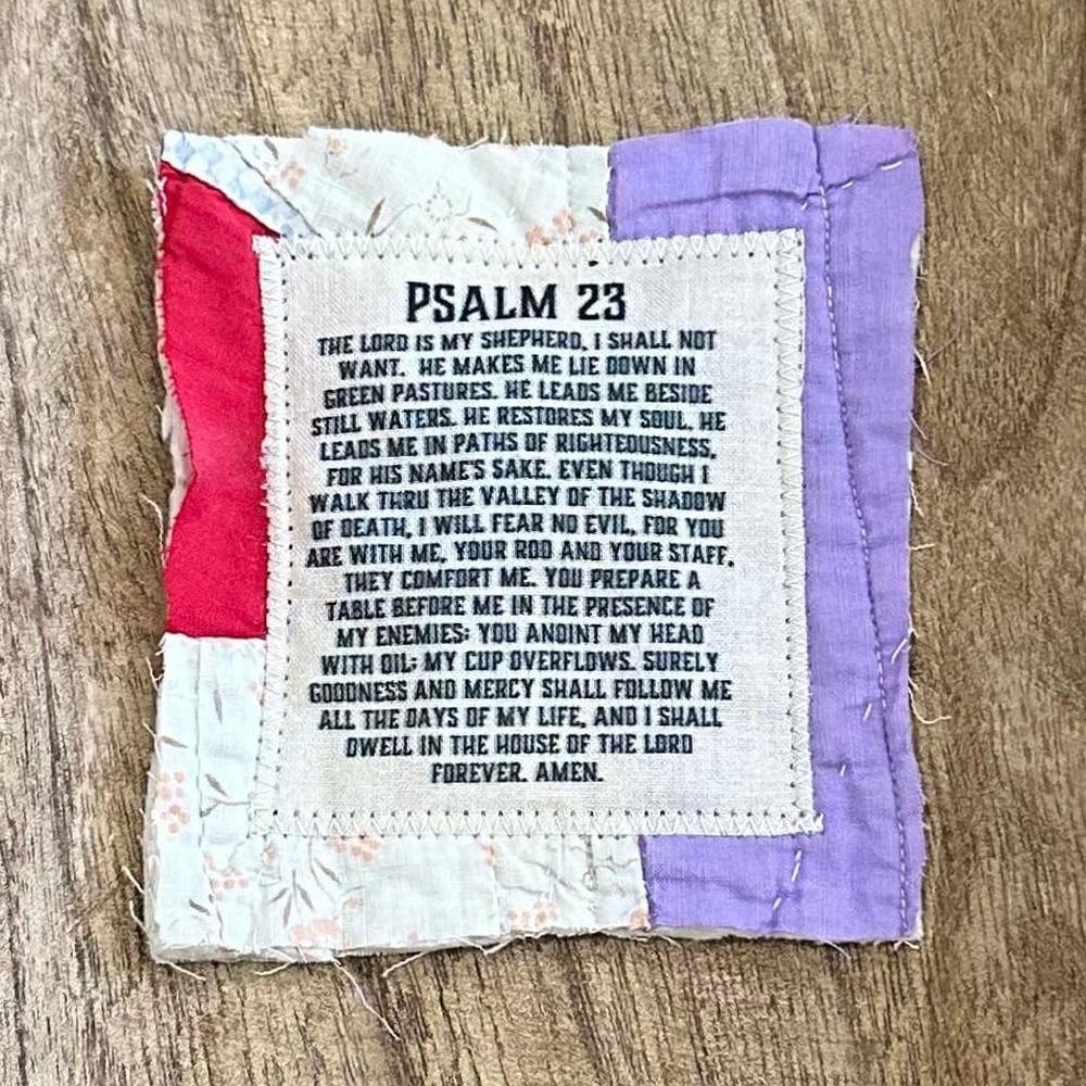 Prayer Gifts Prayer Quilt with Cross Inside Handmade Sew Quilt Creative Christmas Gifts