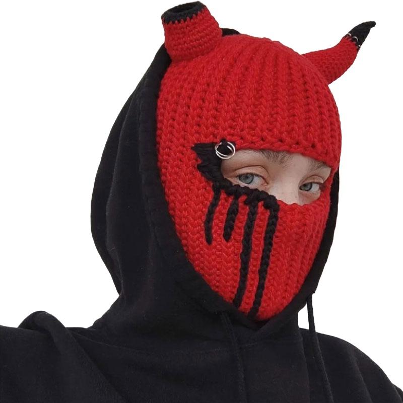 Knitted Hat For Halloween Party Funny And Quirky Costume Hat For Adults And Kids Breathable Warm And Windproof