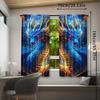 Dragon Totem Printed Curtains, Pole Bag Bedroom and Living Room, Home Decoration, Room Decoration