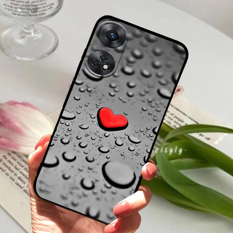 For Oppo Reno8 T 4G 5G Case Reno8T 8T Cool Fashion Soft Silicone TPU Phone Cover For OPPO Reno8 4G 5G Shockproof Bumper Fundas