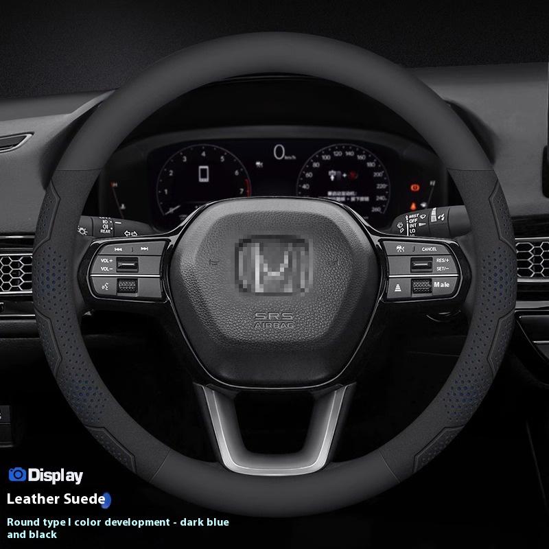 Honda TYPE R Accord Civic HRV CRV CITY Jazz Pilot Odyssey Spirior FIT Carbon Fiber Car Steering Wheel Cover Auto Accessories RB6