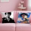 Popular Anime Character Levi Ackerman Cushion Cover Soft & Easy-Wash Pillow Case – Versatile for Couch, Bed, Travel and Office