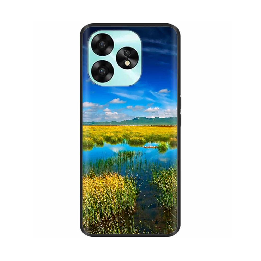 Für UMIDIGI A15 Hülle A15C Coque Mode Niedliche Abdeckung Schwarze Weiche Silikon Handyhüllen Für UMIDIGI A15C Funda A 15 UMIDIGIA15 Taschen