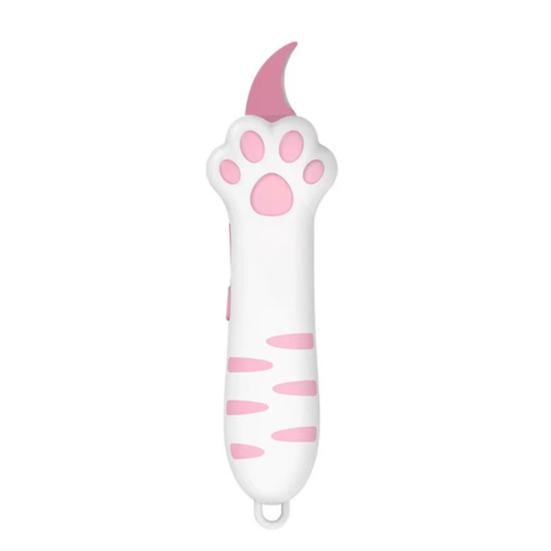 Retractable Cat Paw Utility Cutter with Steel Blade Portable Travel Multi-purpose Letter Cardboard Box Opener Cutting