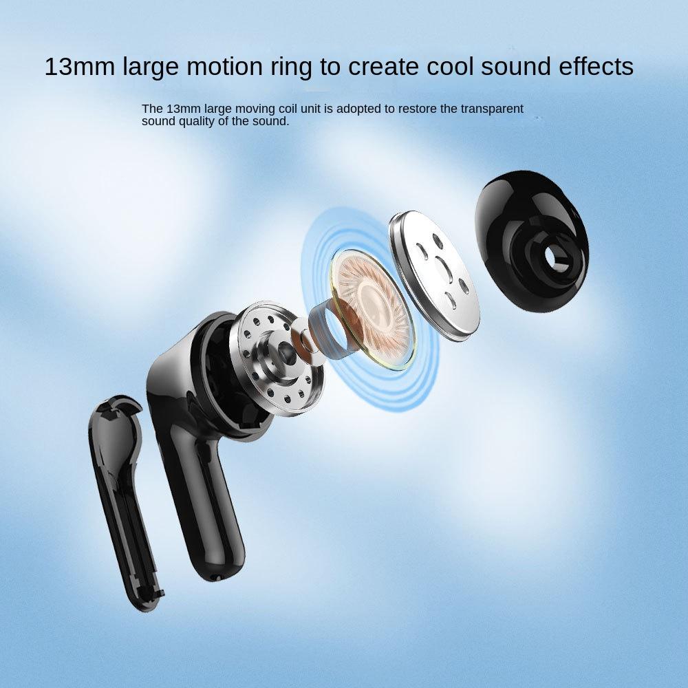 The New Number of Bluetooth Headset TWS In -ear, Noise Reduction Waterproof Sound Quality Ultra -low Delayed Smart Touch Headset