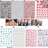 Cartoon Mini Sticker Book Tiny Pet Food Stickers Book Children Girls Nail Sticker Decor Diy Notebook Scrapbook Planner Decals