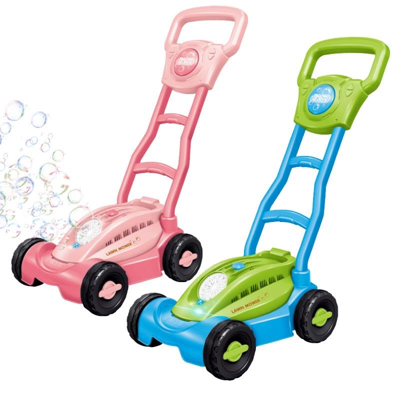 Cart Bubble Machine LAWN MOWER Squirt Toy for Outdoor Garden Party Create Surprises Bubble Blower Garden Toys for Family Kids