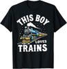 This Boy Loves Trains T Shirt