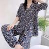 Summer Women's Pajama Top, Pants, Home Wear Set, Casual Set
