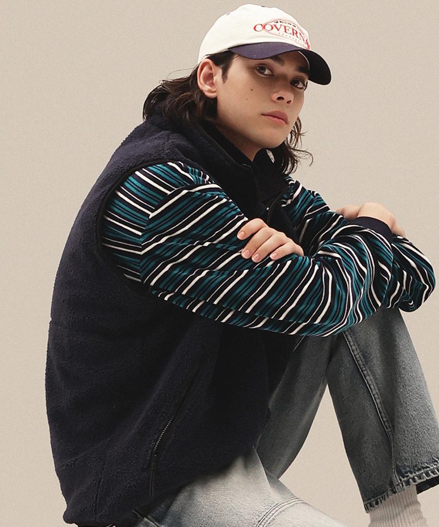 COVERNAT [Cozy Fit] Vintage Ball Cap Ivory
