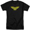 DC Comics Wonder Woman Logo Mens Tall T Shirt Adult Tall Black Officially Licens