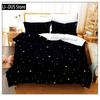 Colorful Star Sky Galaxy Bedding Set Scenery Space Duvet Cover Set Black Comforter Cover Milky Way Theme For Kids Teens Decor