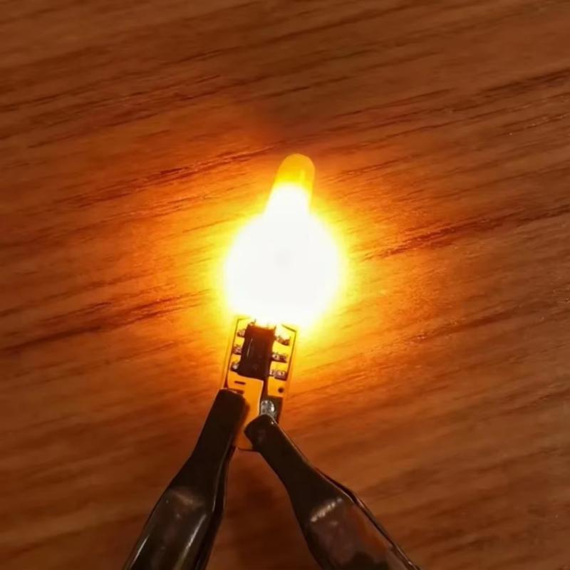 1/5/10Pcs Dc3V Led Flickering Flame Edison Filament Diode Diy Candle Bulb Birthday Party Decor For Diy Light Bulb Accessories