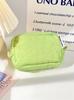 Pungulițe Drăguțe din Material Pungă Culoare Bomboană Geantă Cosmetică pentru Femei Fete Airpods Rechizite Creion Fermoar Bijuterii Kawaii Pungă Machiaj