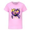 5598 Copii Fete Lily Lovebraids Imprimeu Bumbac Mânecă Scurtă Tricou