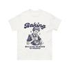 Baking Because Murder Is Wrong Tshirts Funny Women Sweatshirt, Retro Sweatshirt, Vintage Shirt, Womens Sweatshirt, Cooking Sweat