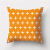 Orange Geometric Pattern Decorative Cushions Pillowcase Polyester Cushion Cover Throw Pillow Sofa Decoration Pillowcover 40923
