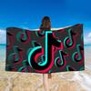 Unique Tiktok Printed Towel Crafted From Premium Micro Fiber For Showering Elegance