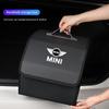Car Trunk Organizer Storage Box High-capacity Leather Suitcase For MINI Cooper R56 F56 R50 JCW Cabrio Aceman Countryman Clubman