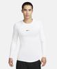 NIKE Pro Dri-Fit Tight Long Sleeve Fitness Top M - White:Black / Fb7920-100