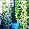 Macetero Vertical apilable de plástico para decoración de jardín